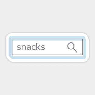 Searching for Snacks Sticker